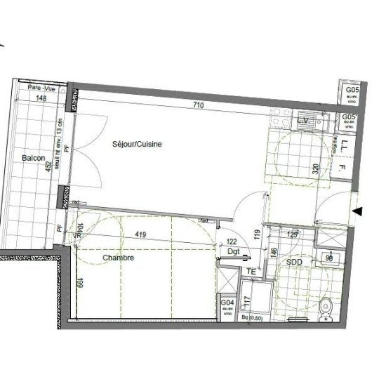  SAMY DELAGRANGE : Appartement | MEUDON (92190) | 44 m2 | 187 200 € 